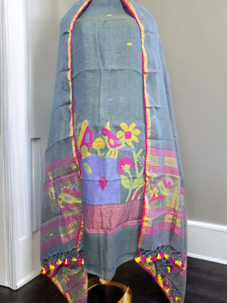 Gardenia – Pure Jayashree Linen Suit Set