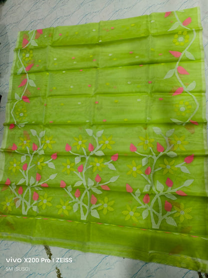 Hashnuhana Pure Muslin Handwoven Jamdani Saree by Rihyaaz, Silk Mark Certified premium handcrafted saree with intricate traditional Jamdani weaving, luxury ethnic wear for weddings and festive occasions