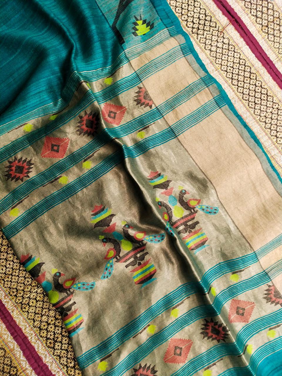 Rukmini – Exclusive Matka Silk Paithani Saree | Rihyaaz