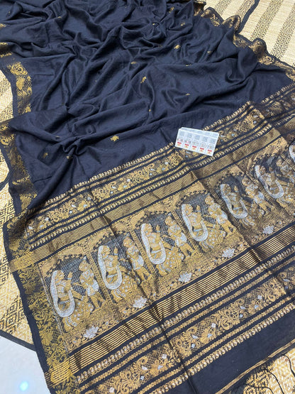 ✨ Authentic Pure Matka Handloom Doll Baluchuri Saree – Pure Reshom Matka ✨