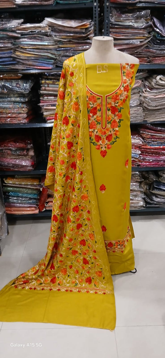 Gulzaria – Pashmina Winterqueen Premium Kashmiri Suit Set