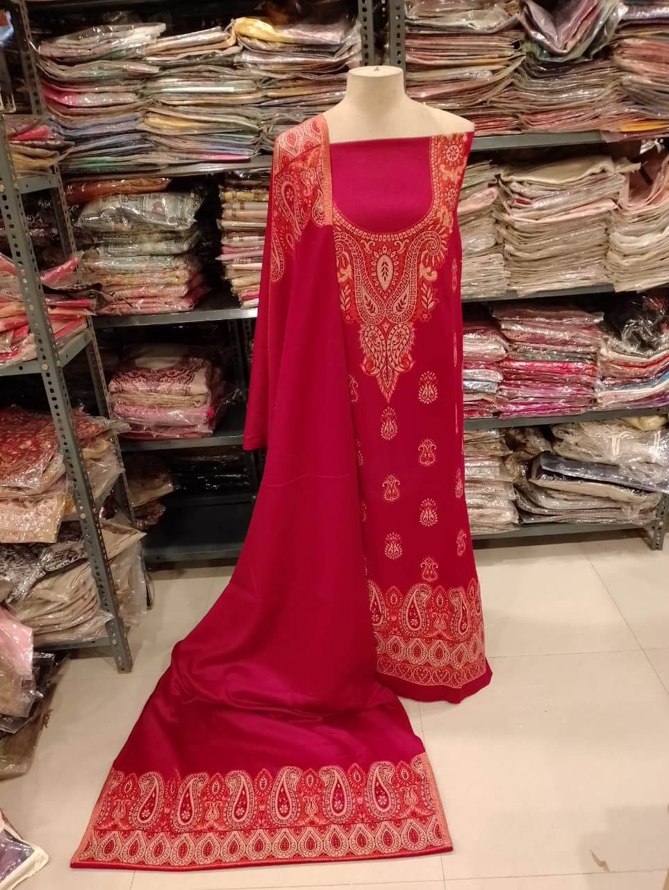 Gulrukhsaar – New Winter Collection | Pure Wool Jamawar Weaving Suit