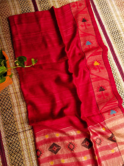 Rukmini – Exclusive Matka Silk Paithani Saree | Rihyaaz