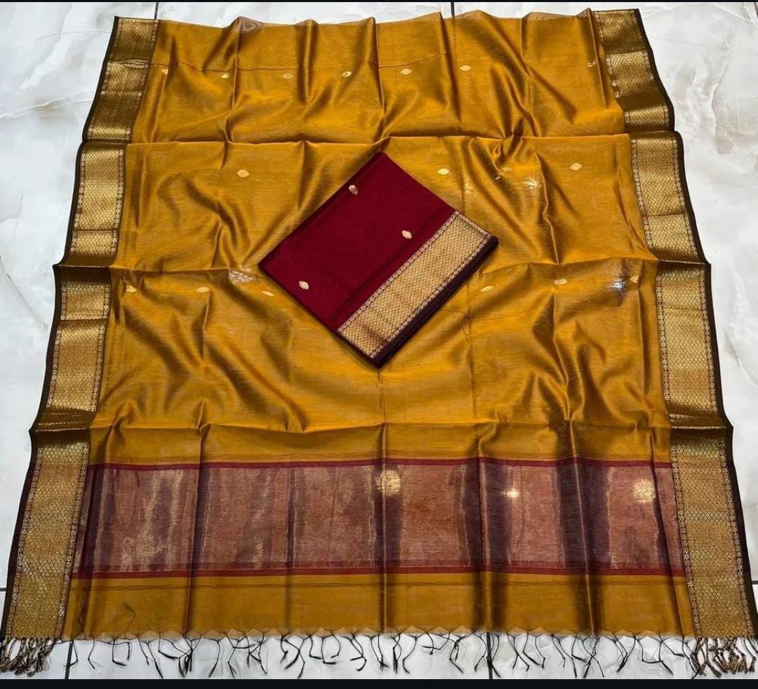 Roop Silk Maheshwari Suits – Premium Handwoven Top & 2.5m Dupatta | Elegant Ethnic Wear