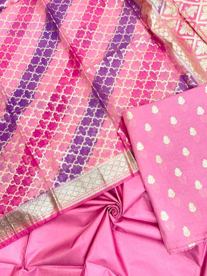 Nazifa – The Rangkaut Dupatta Chinon Benarasi Suit