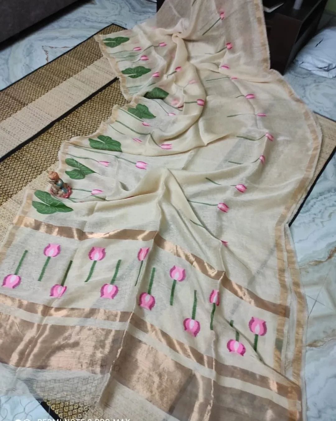 Bibha – Pichwai Concept Linen Tussar Saree