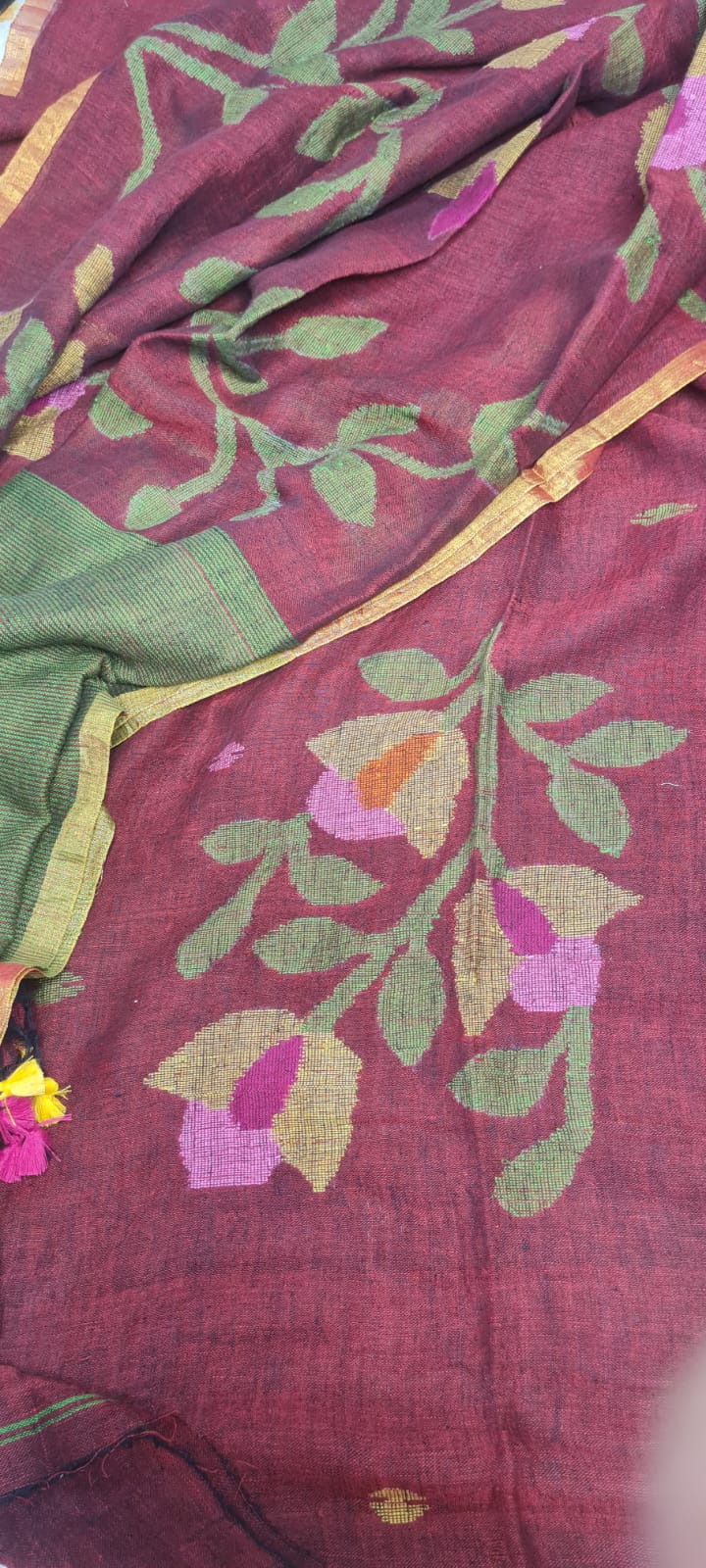 Surili All Over Weaved Linen Suit for Women | Elegant Ethnic Linen Wear