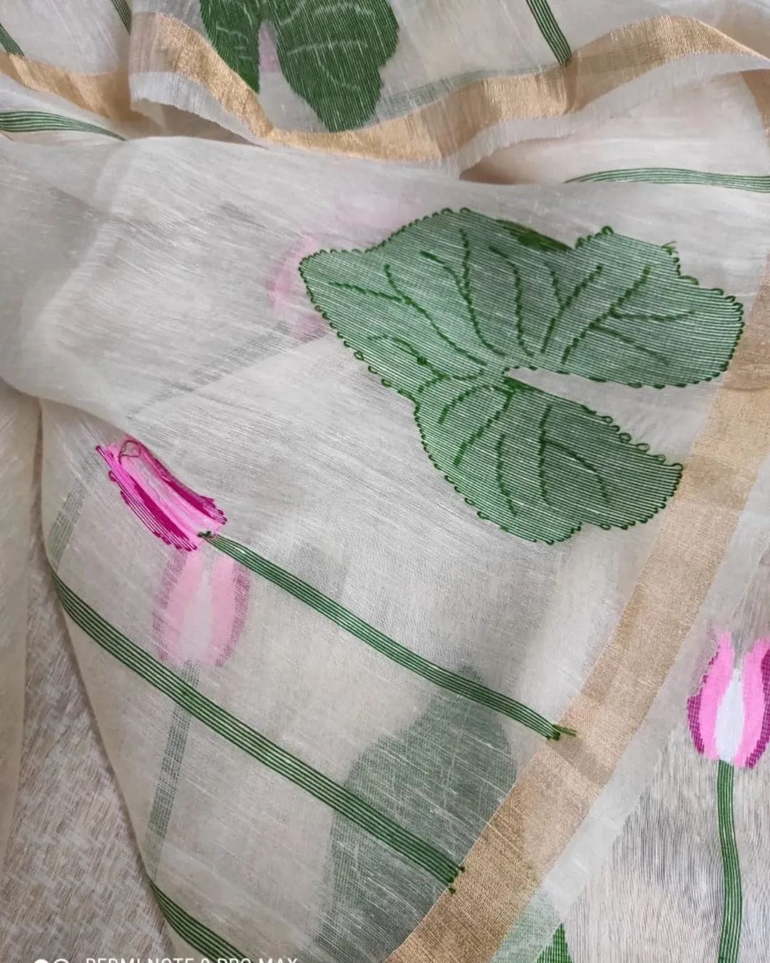 Bibha – Pichwai Concept Linen Tussar Saree
