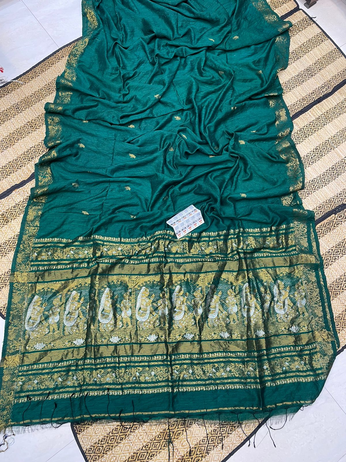 ✨ Authentic Pure Matka Handloom Doll Baluchuri Saree – Pure Reshom Matka ✨