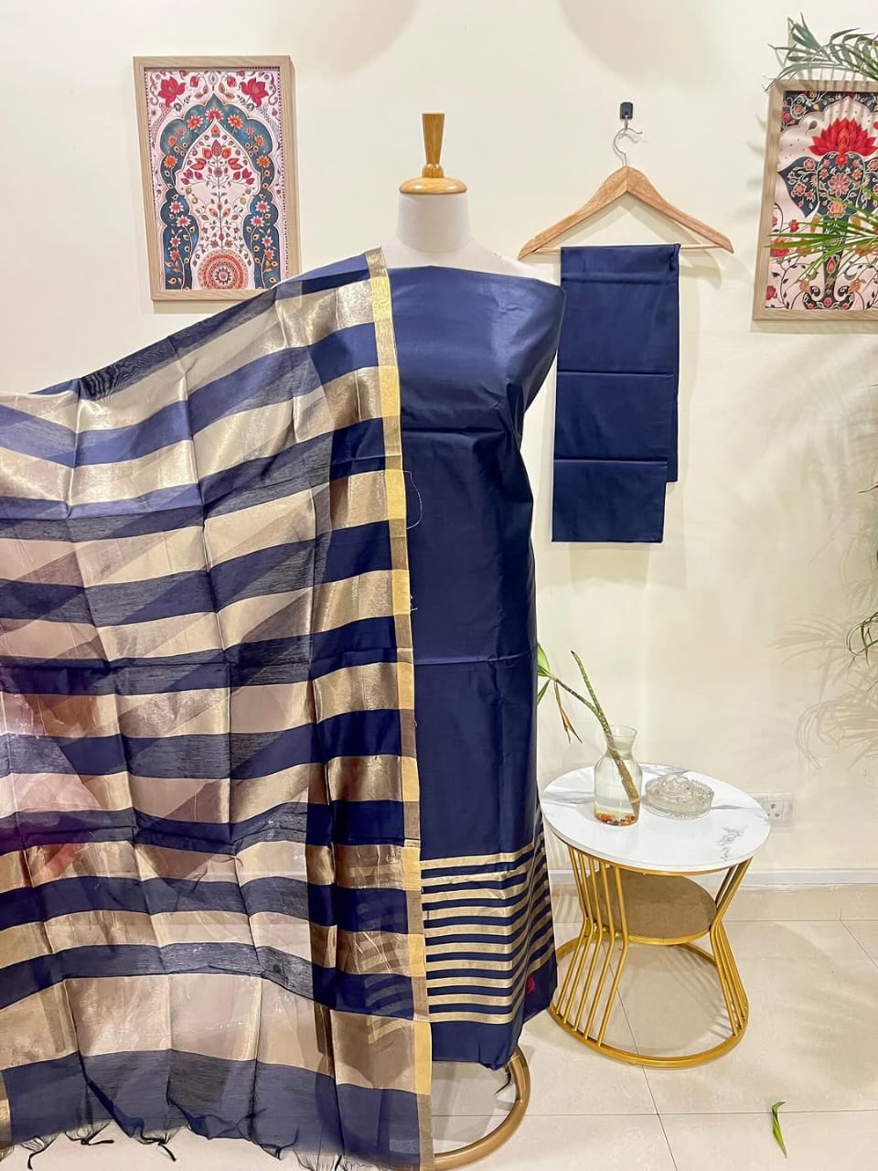 Pure Cotton Banarasi Suit Set | Elegant Everyday Ethnic Wear