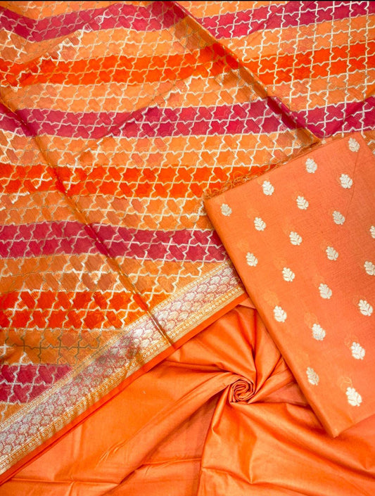 Nazifa – The Rangkaut Dupatta Chinon Benarasi Suit