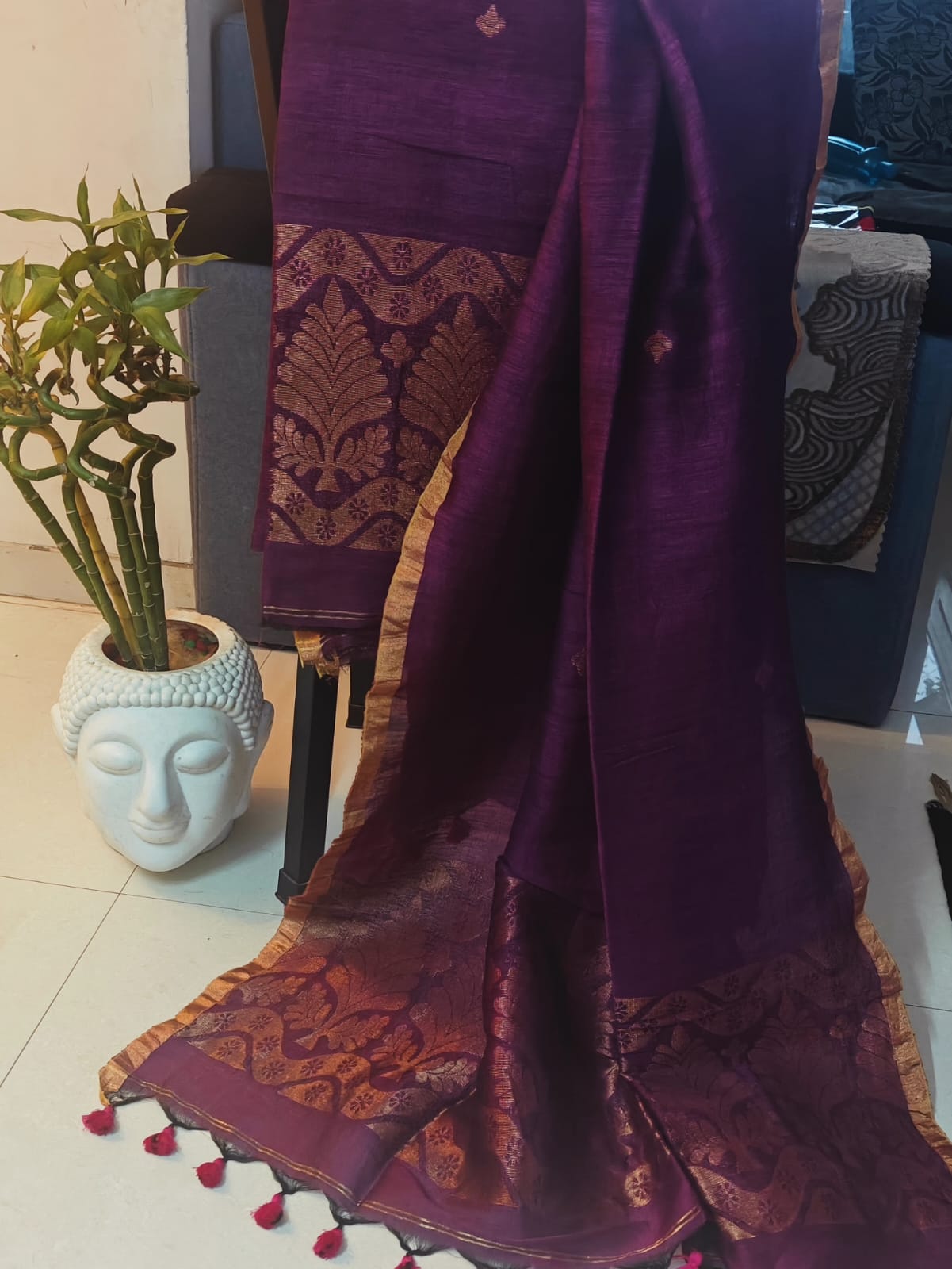Palak – Silk Linen Pita Zari Suits for Timeless Ethnic Style