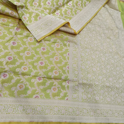 Pure Kattan Minakari Design Saree – Elegance Handcrafted in Tradition