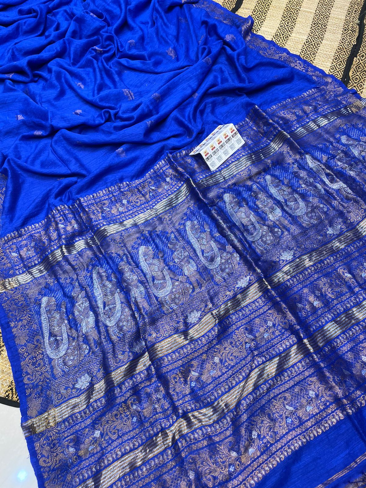 ✨ Authentic Pure Matka Handloom Doll Baluchuri Saree – Pure Reshom Matka ✨