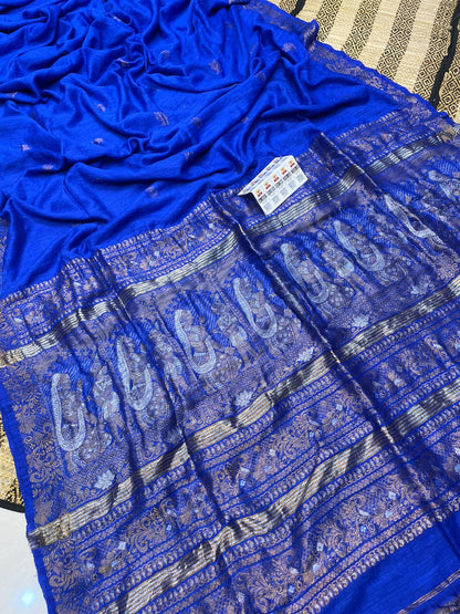✨ Authentic Pure Matka Handloom Doll Baluchuri Saree – Pure Reshom Matka ✨