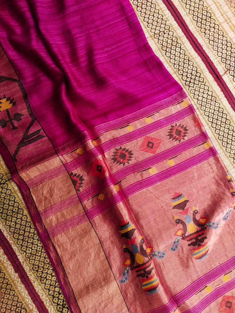 Rukmini – Exclusive Matka Silk Paithani Saree | Rihyaaz