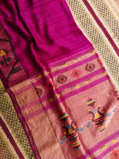 Rukmini – Exclusive Matka Silk Paithani Saree | Rihyaaz