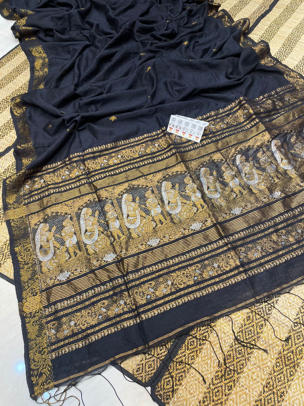 ✨ Authentic Pure Matka Handloom Doll Baluchuri Saree – Pure Reshom Matka ✨