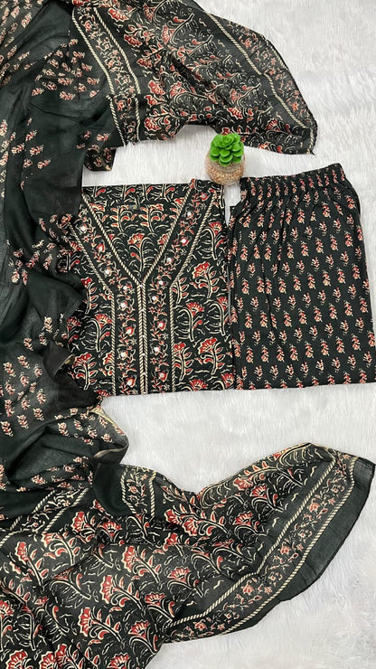 Swapna – Dreamy A-Line Flair Kurta Set for Your Festive Wardrobe