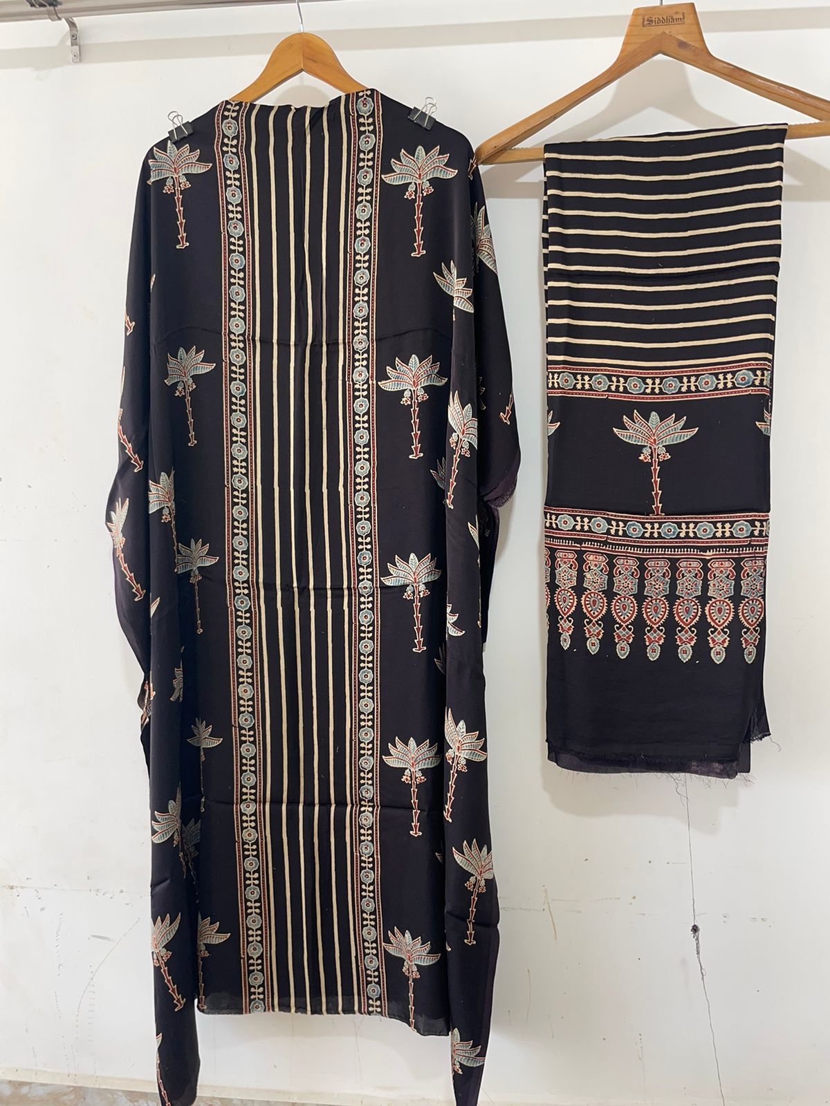 Onyx – Premium Modal Silk Handblock Ajrakh Suits | Luxury Ethnic Wear