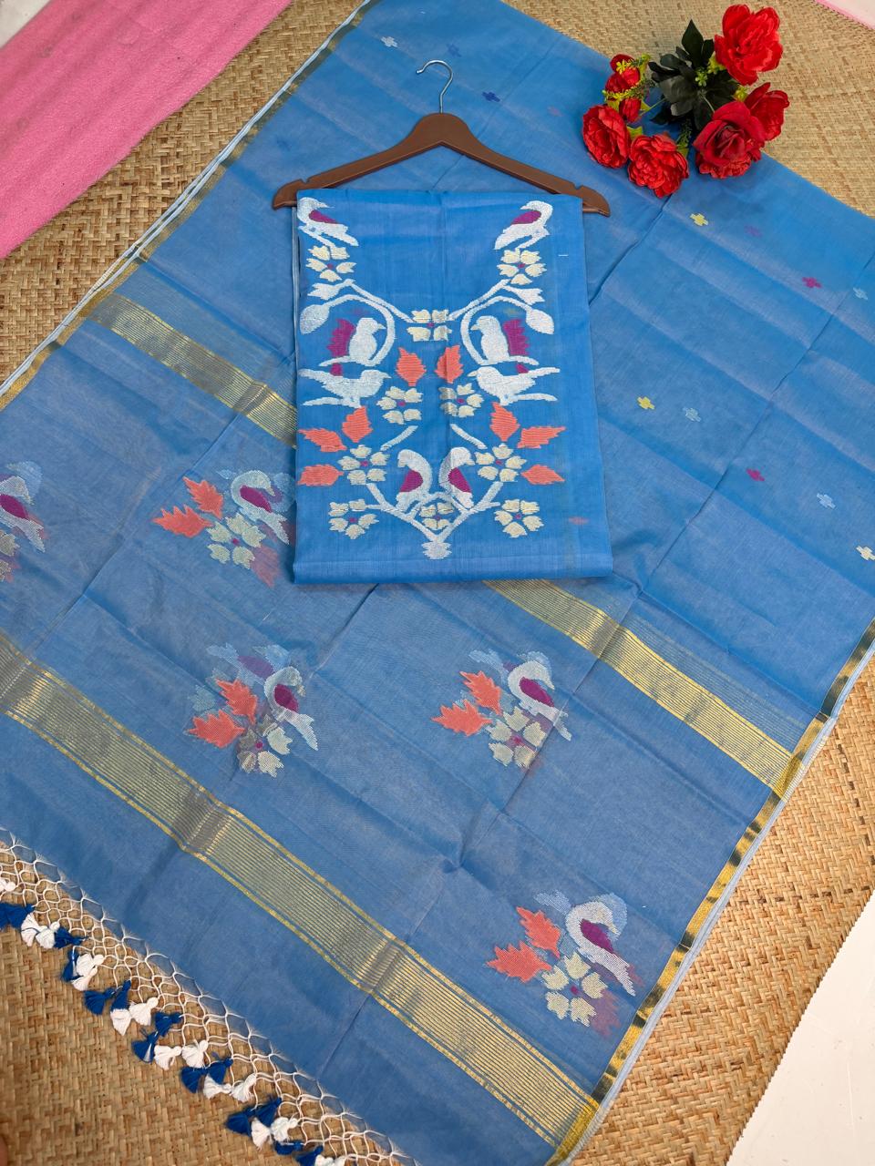 KOTHA – Muslin Jamdani Suit Set
