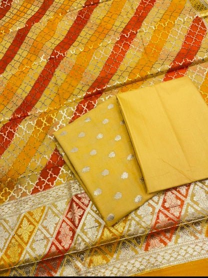 Nazifa – The Rangkaut Dupatta Chinon Benarasi Suit