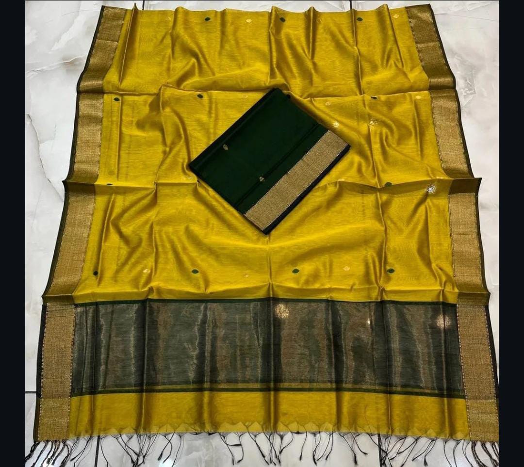 Roop Silk Maheshwari Suits – Premium Handwoven Top & 2.5m Dupatta | Elegant Ethnic Wear