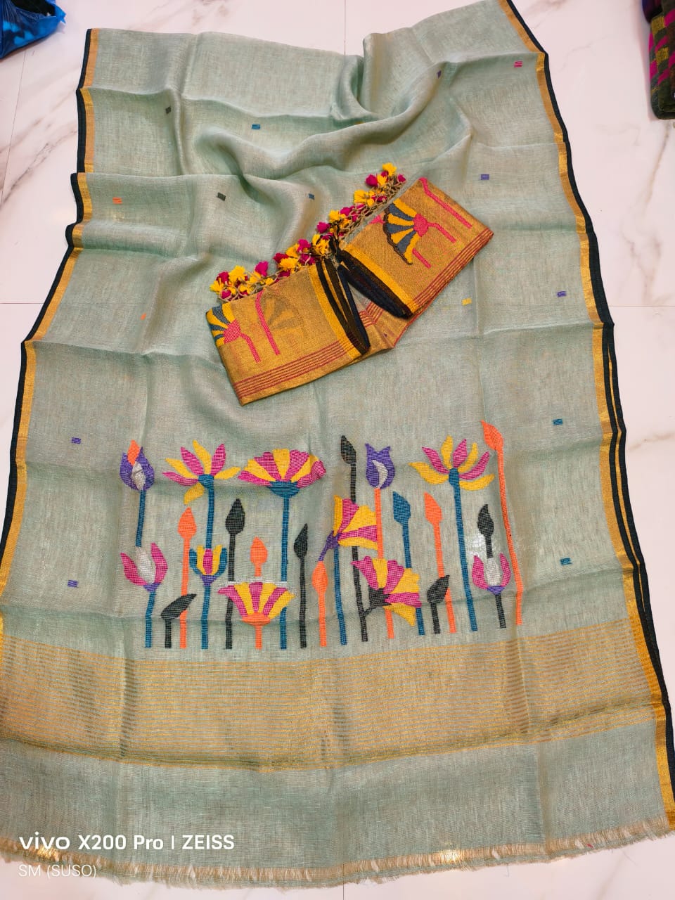 PICHWAI MOTIF JAYSHREE LINEN SUITS