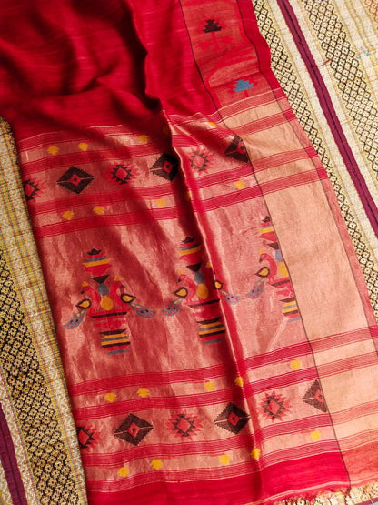 Rukmini – Exclusive Matka Silk Paithani Saree | Rihyaaz