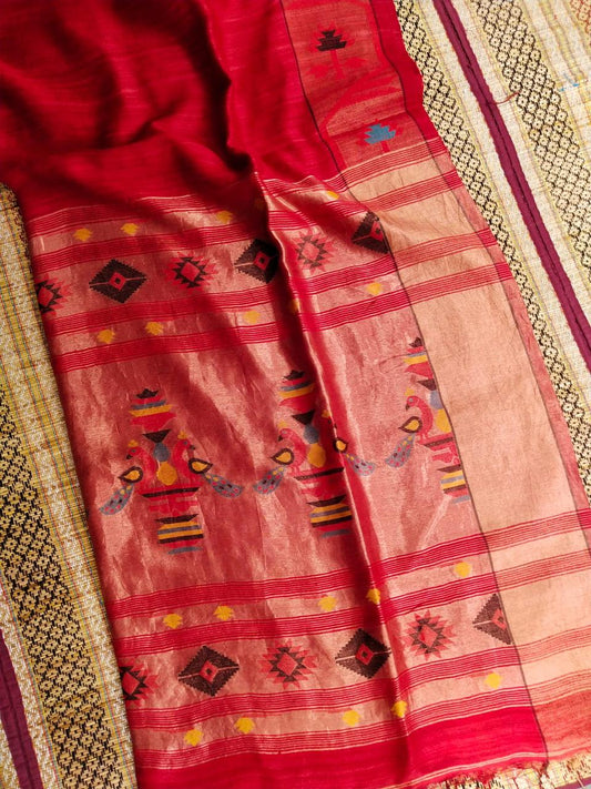 Rukmini – Exclusive Matka Silk Paithani Saree | Rihyaaz