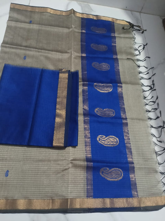 Maheshwari Silk Top & Dupatta – Handwoven Elegance | Pure Traditional Maheshwari Silk