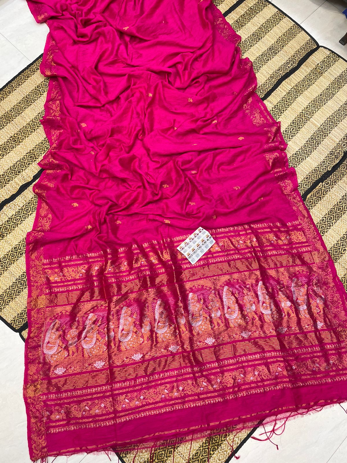 ✨ Authentic Pure Matka Handloom Doll Baluchuri Saree – Pure Reshom Matka ✨