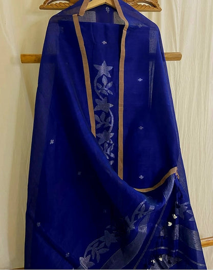 Ivy - Pure Jayshree Linen Suit by Rihyaaz with dual zari canopy-detail torso and matching canopy border dupatta in premium handwoven linen.