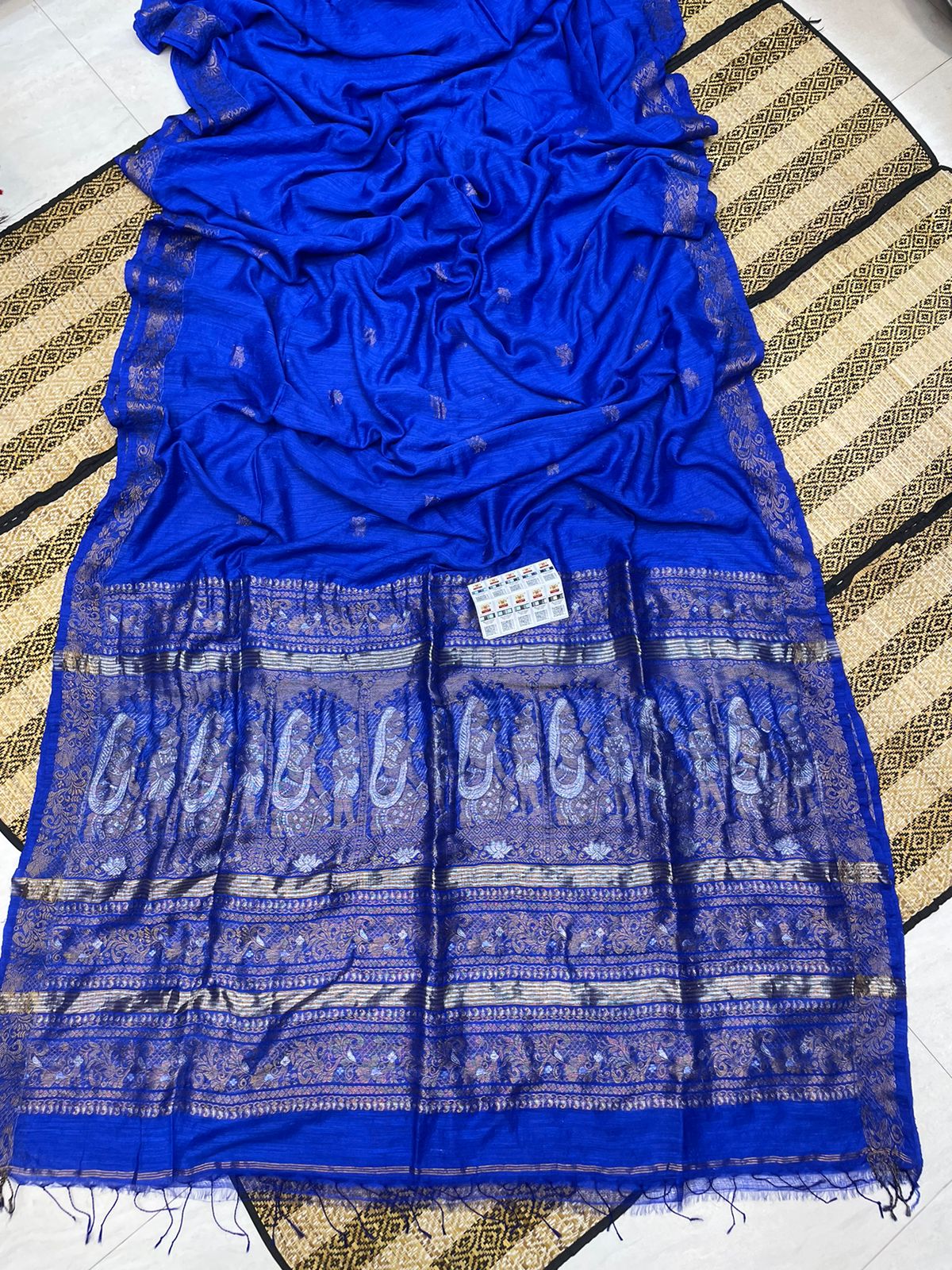 ✨ Authentic Pure Matka Handloom Doll Baluchuri Saree – Pure Reshom Matka ✨