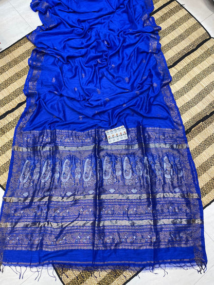✨ Authentic Pure Matka Handloom Doll Baluchuri Saree – Pure Reshom Matka ✨