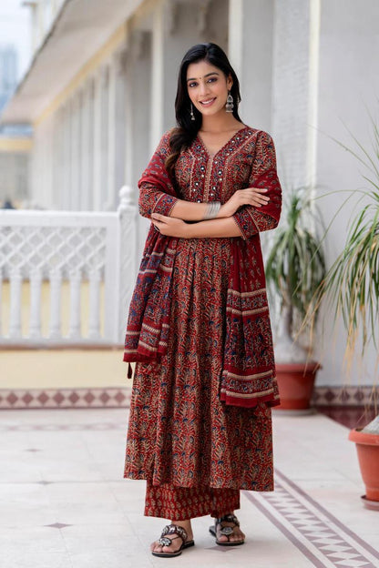 Swapna – Dreamy A-Line Flair Kurta Set for Your Festive Wardrobe
