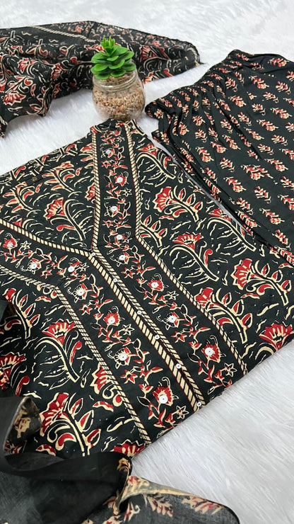 Swapna – Dreamy A-Line Flair Kurta Set for Your Festive Wardrobe