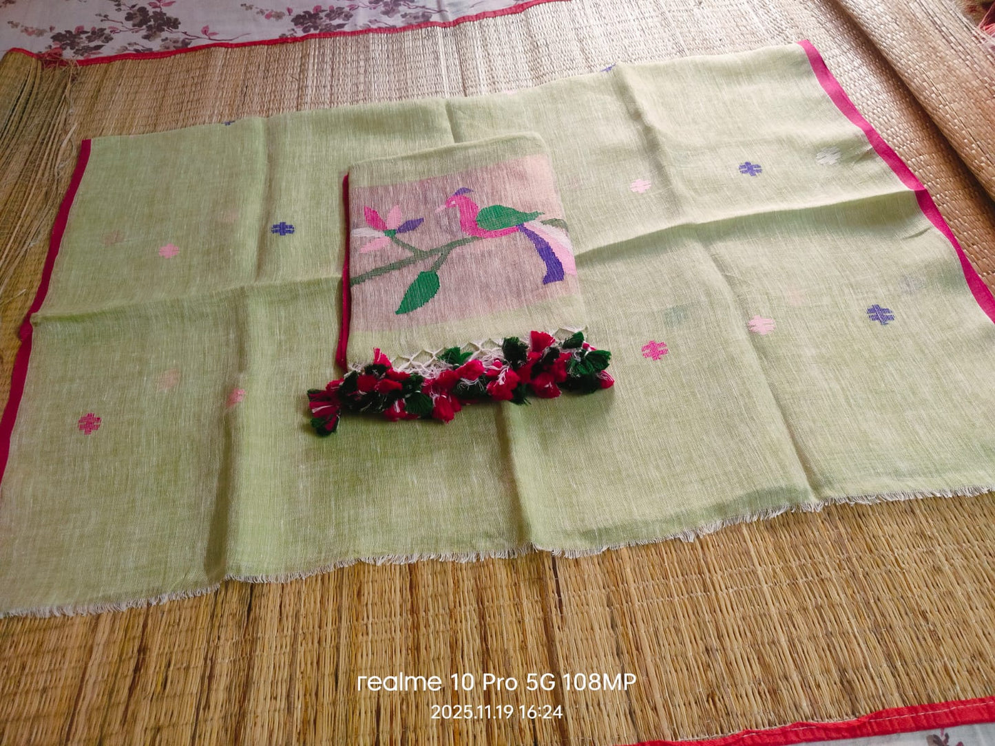 Gomti Linen by Linen Jayshree Lotus-Weaved Jamdani Suits | Premium Handwoven Collection