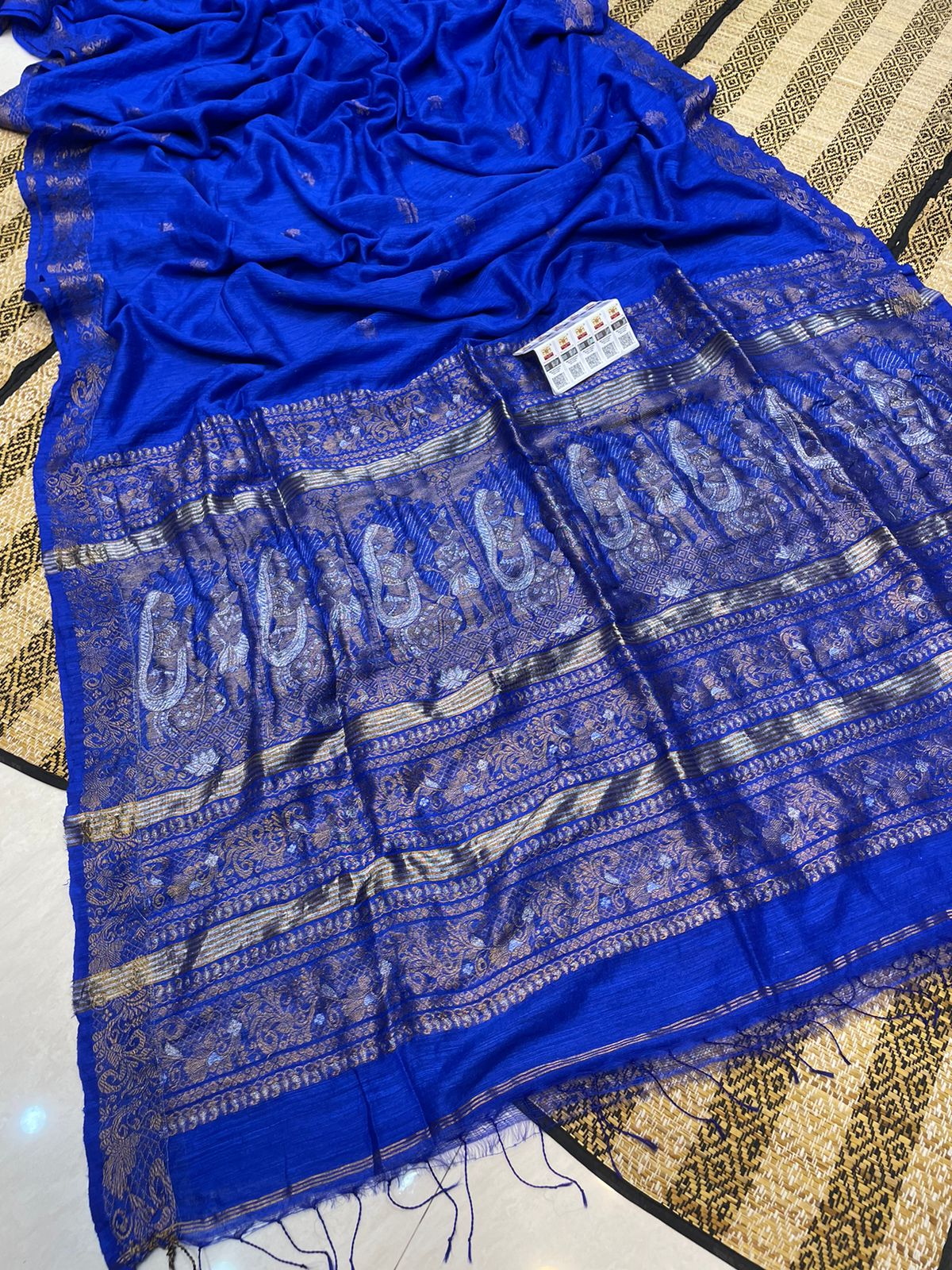 ✨ Authentic Pure Matka Handloom Doll Baluchuri Saree – Pure Reshom Matka ✨