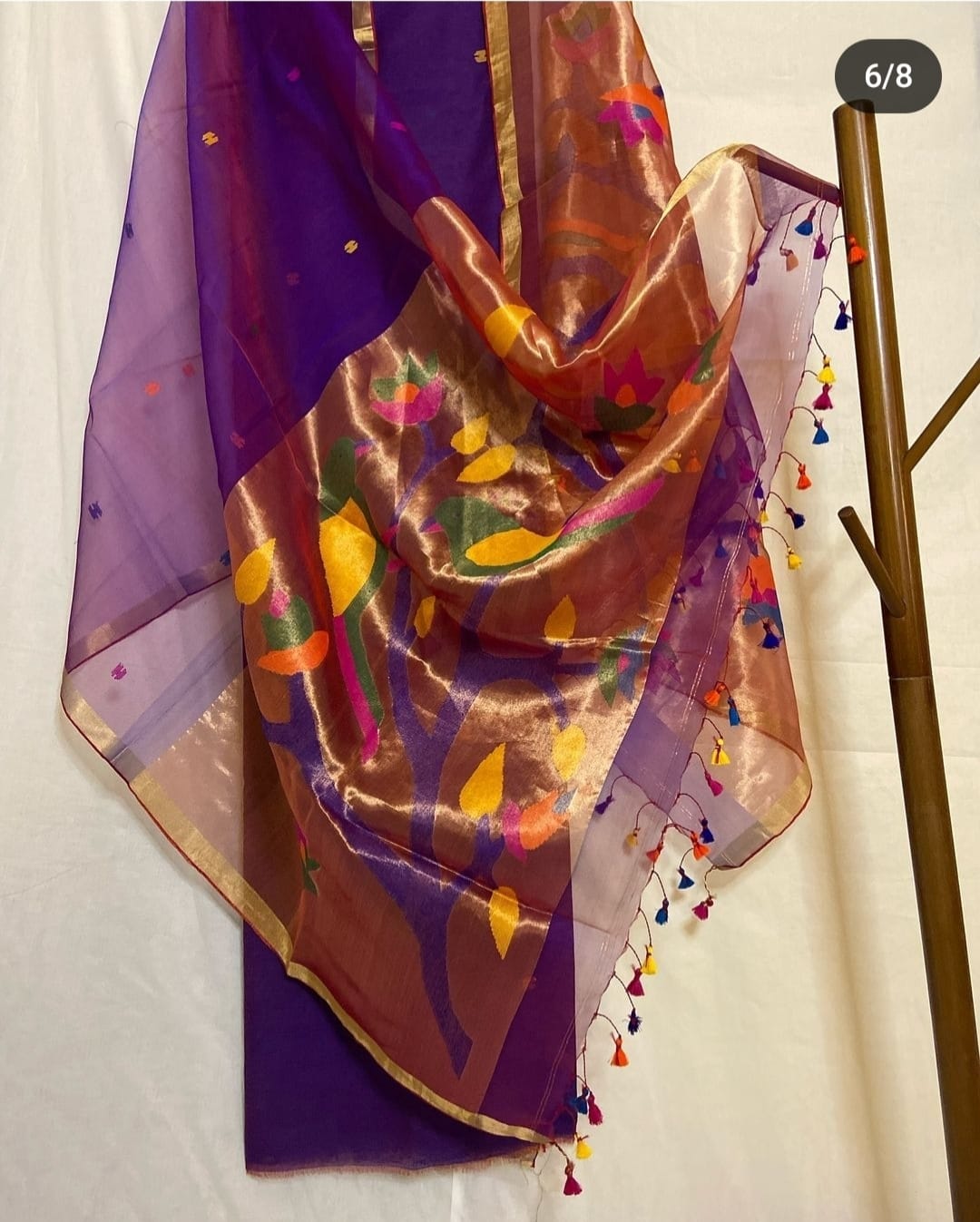 Muniya – The Resham Silk Tissue Paithani Palla Suits