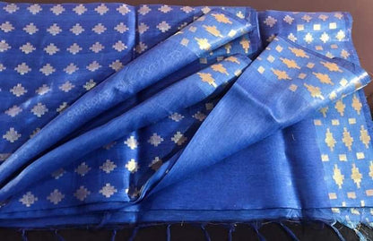 Keyalata Pure Silk Linen Diamond Weaved Handwoven Saree by Rihyaaz featuring elegant diamond weave, premium silk linen fabric, and timeless festive ethnic wear.