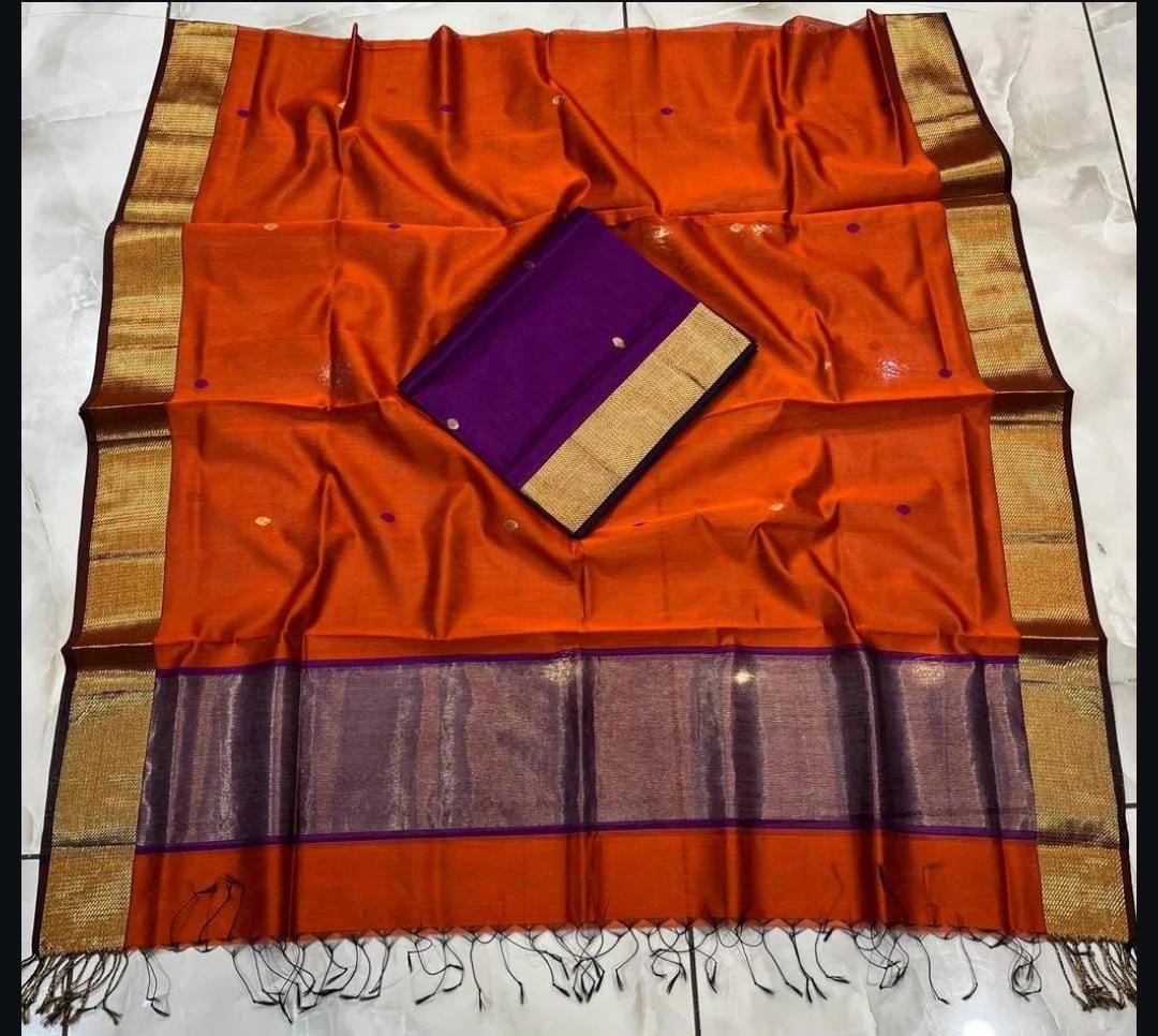 Roop Silk Maheshwari Suits – Premium Handwoven Top & 2.5m Dupatta | Elegant Ethnic Wear