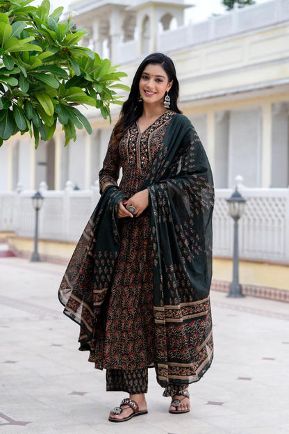 Swapna – Dreamy A-Line Flair Kurta Set for Your Festive Wardrobe