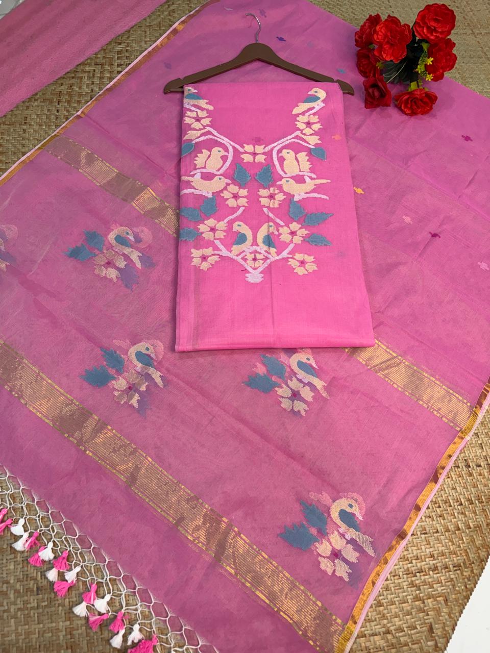 KOTHA – Muslin Jamdani Suit Set