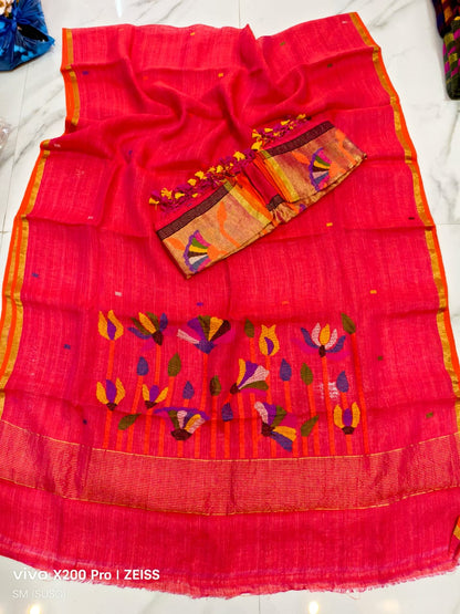 PICHWAI MOTIF JAYSHREE LINEN SUITS